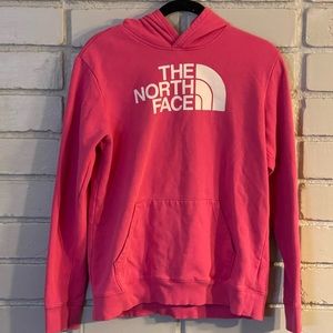 The North Face Junior XL Pink w White logo Sweatshirt